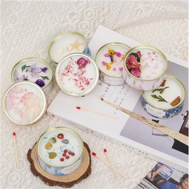 Mirisne svijeće s kristalima