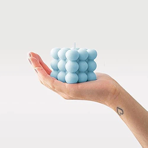 Cube Bubble Candle