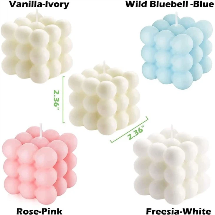 Cube Bubble Candle